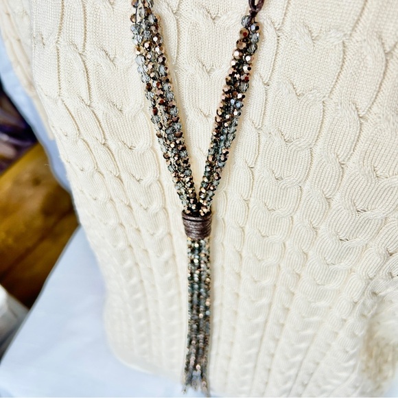 Chico's beaded wrap necklace - Picture 1 of 7